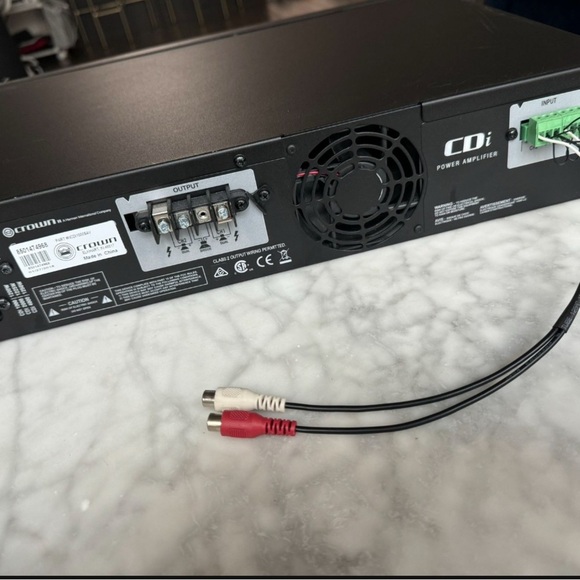 Crown Episode CDi 1000 2 Channels LCD Screen Power Amplifier “Pre Owned” - Picture 8 of 8